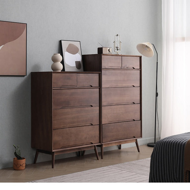 ANN Scandinavian Solid Wood Chest of Drawers Cabinet Storage ( 4 Color 2 Size )