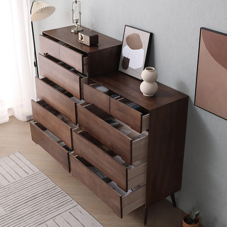 ANN Scandinavian Solid Wood Chest of Drawers Cabinet Storage ( 4 Color 2 Size )