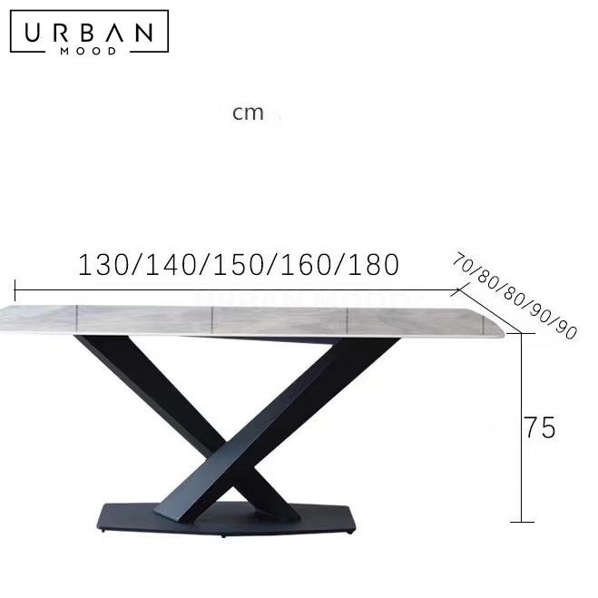 AURUM Modern Sintered Stone Dining Table