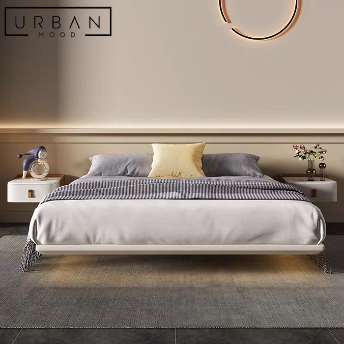 AIRE Modern Leather Bed