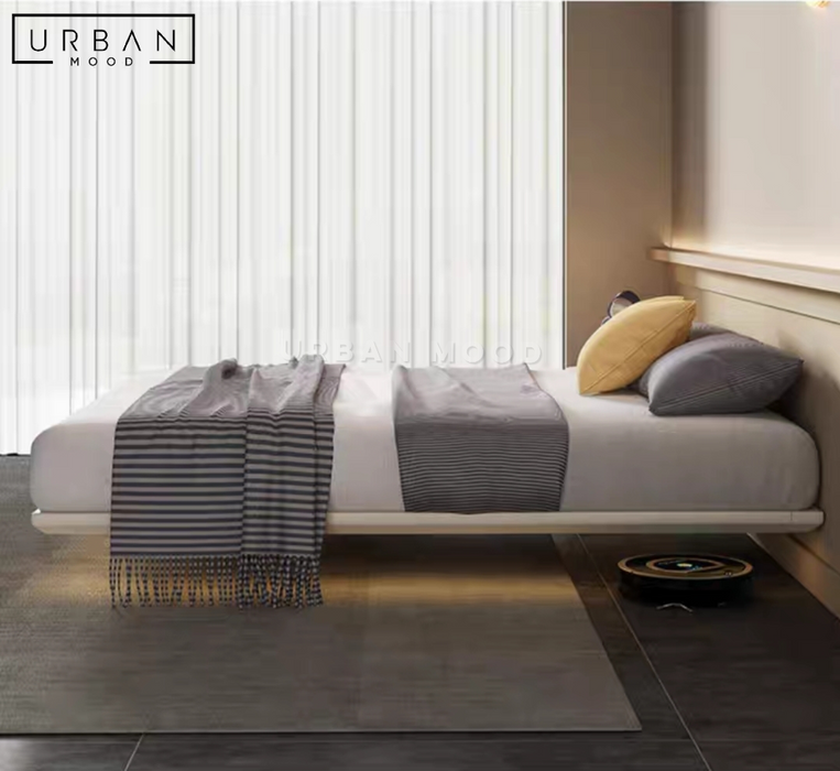 AIRE Modern Leather Bed