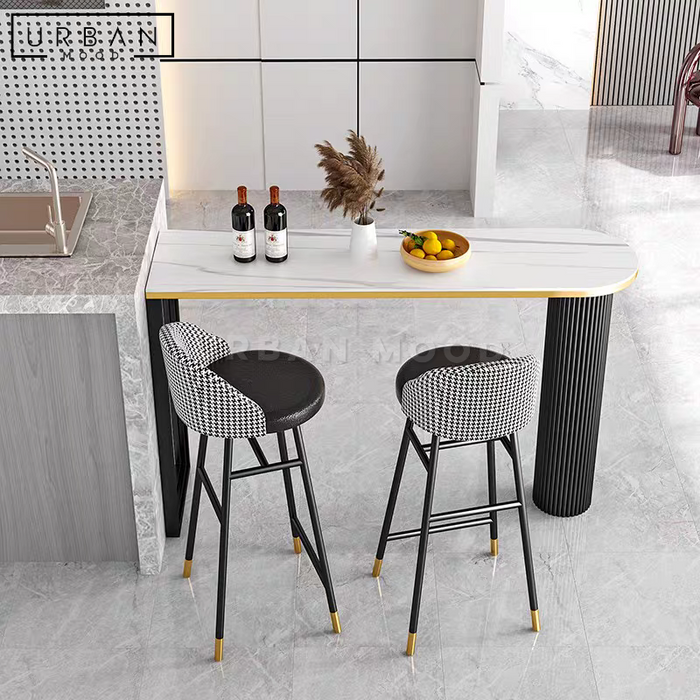 AMORI Modern Sintered Stone Bar Table