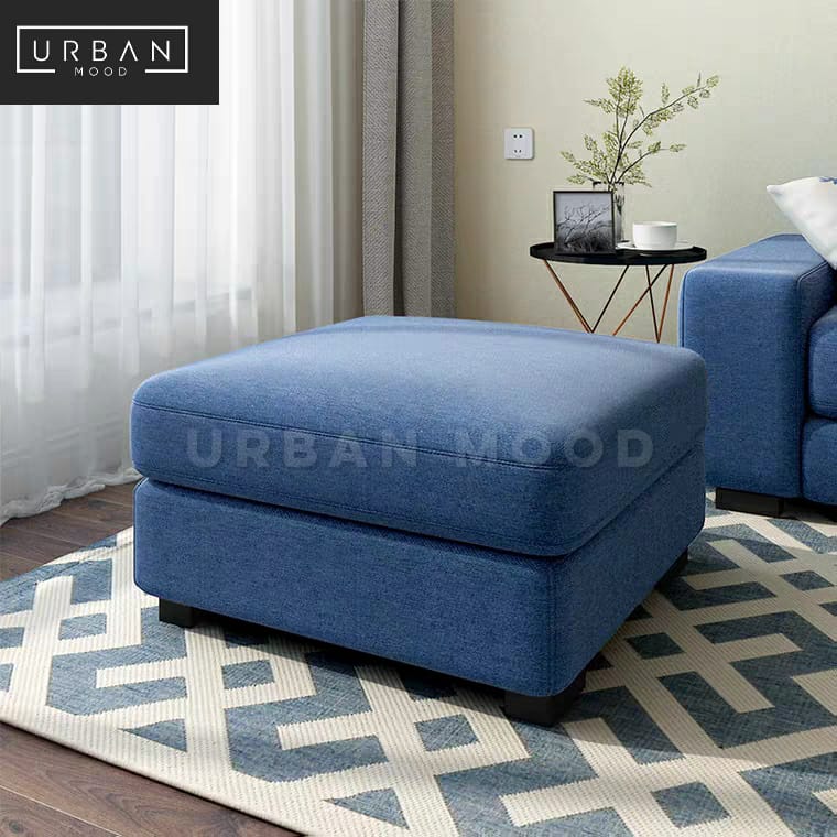 ATOM Modern Fabric Ottoman