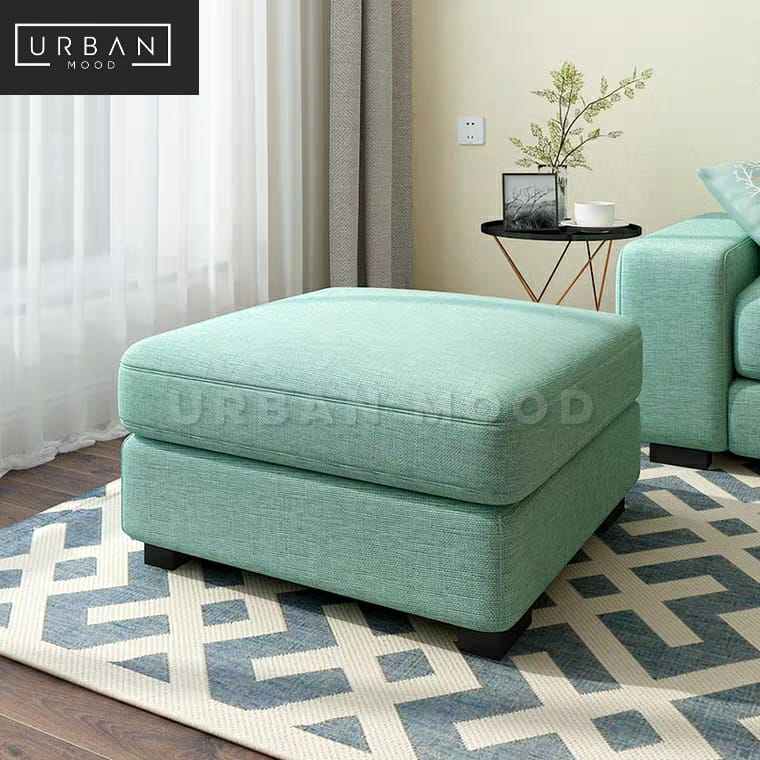 ATOM Modern Fabric Ottoman