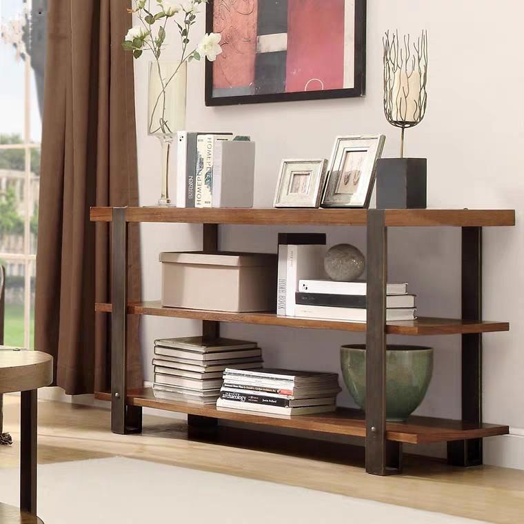 BALDWIN Industrial Solid Wood Shelf