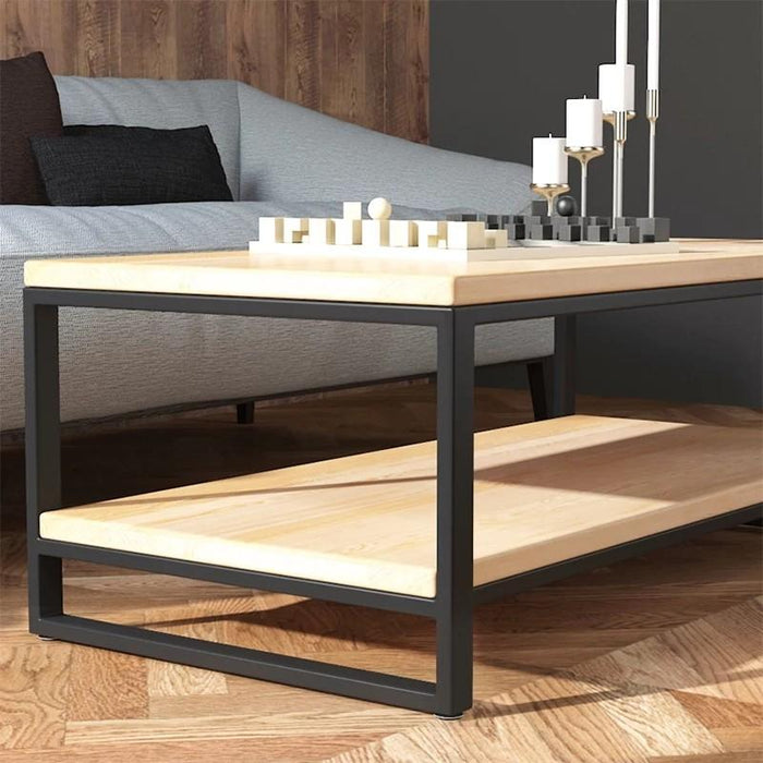 BARREL Minimalist Solid Wood Coffee Table