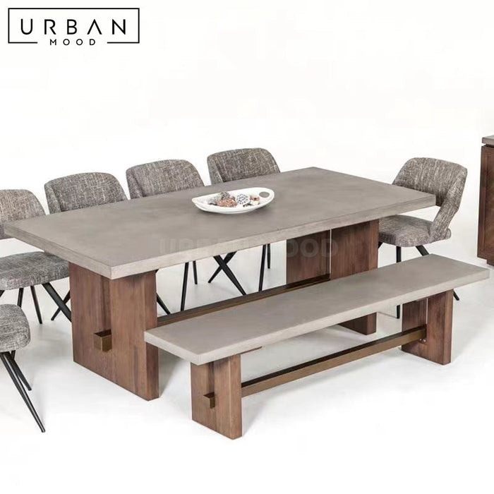 BLAZE Industrial Dining Table & Bench