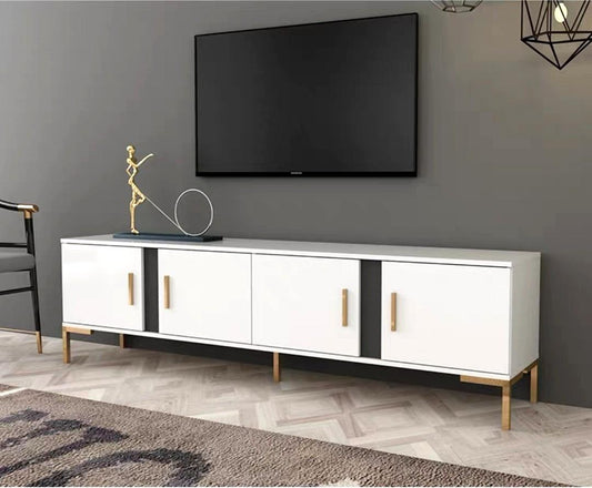 BLUESTONE Modern Industrial TV Console