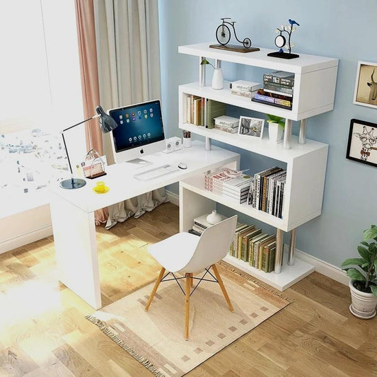 BRYAN Modern Modular Shelf Study Table