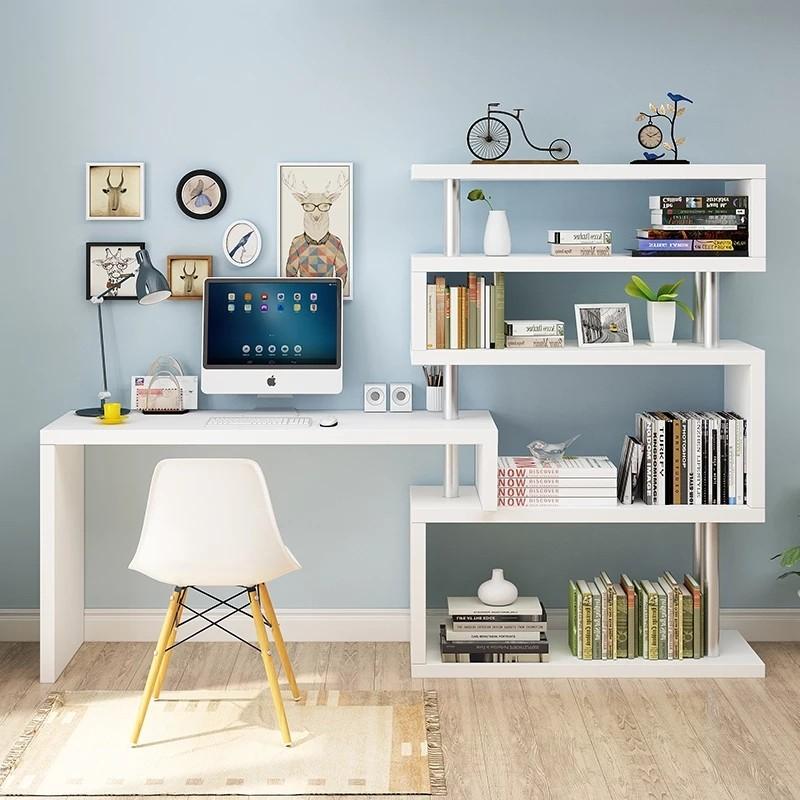 (Clearance) BRYAN Modern Modular Shelf Study Table