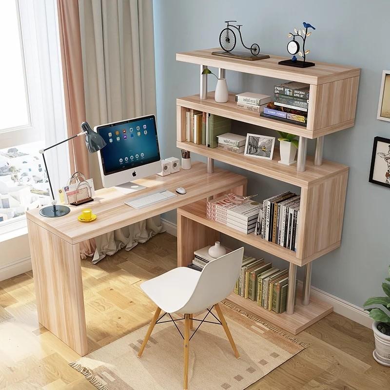 (Clearance) BRYAN Modern Modular Shelf Study Table