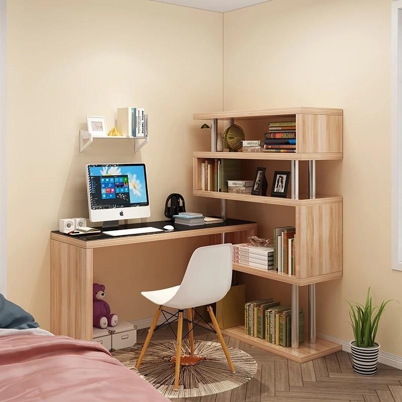 (Clearance) BRYAN Modern Modular Shelf Study Table