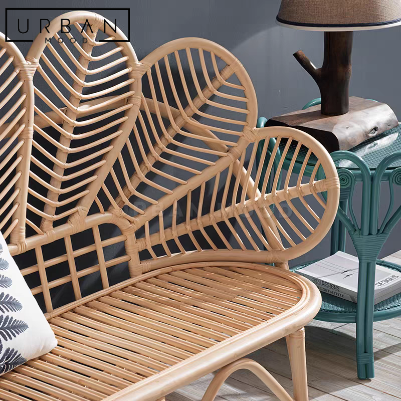 BLANCHE Rustic Rattan Chair