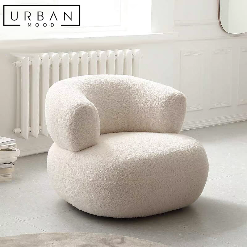 BOBBY Modern Boucle Armchair