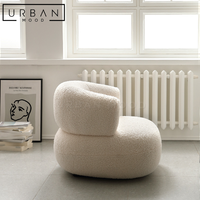 BOBBY Modern Boucle Armchair