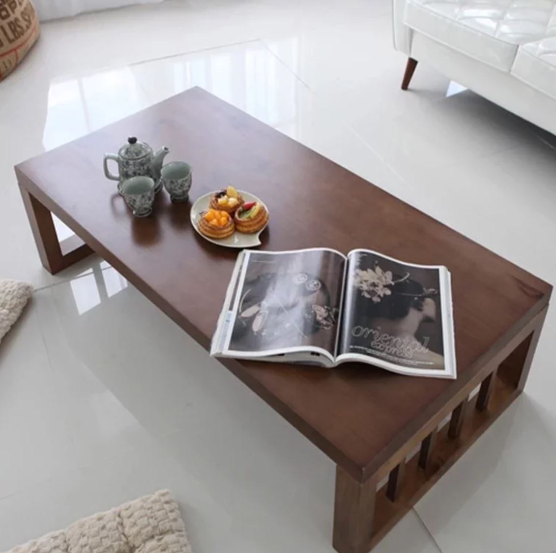 BRANDY Japanese Solid Wood Coffee Table