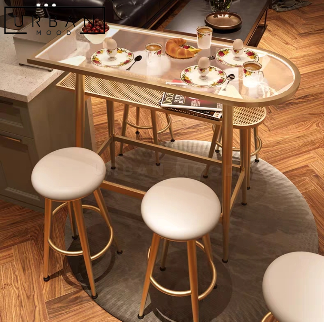 BRASS Modern Bar Table