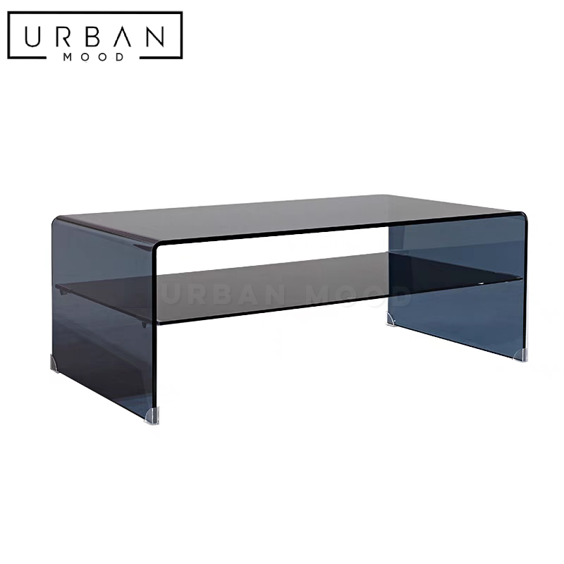 BRITT Minimalist Glass Coffee Table