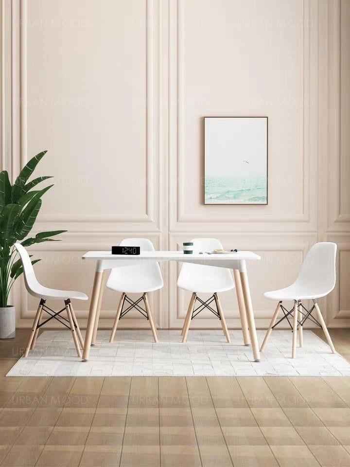 CADMAN Scandinavian Wood Dining Office Chairs