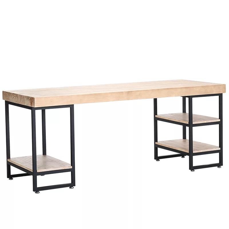 CELENA Modern Industrial Solid Wood Office Table