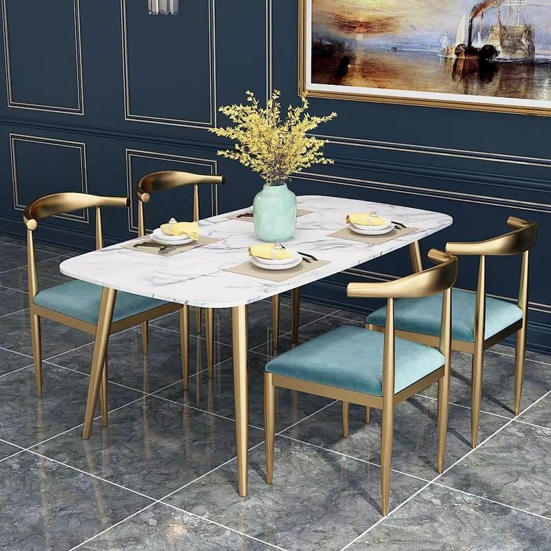 CHEYENNE Chrome Gold Dining Chairs