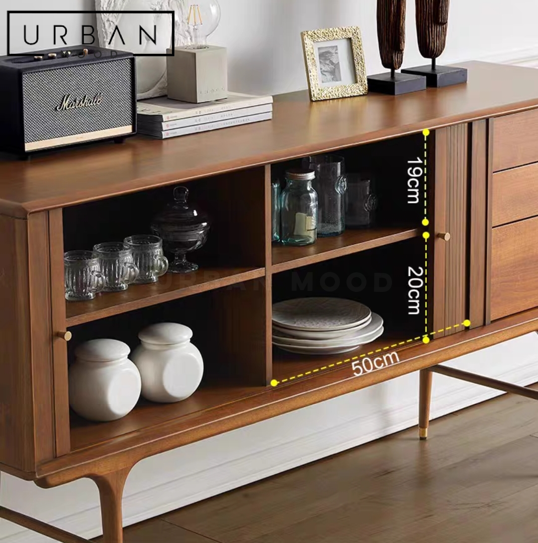 CARVEN Rustic Solid Wood Sideboard