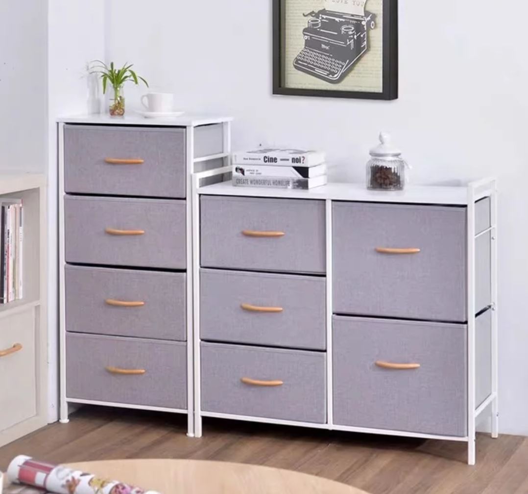 CASEY Fabric Chest of Drawers