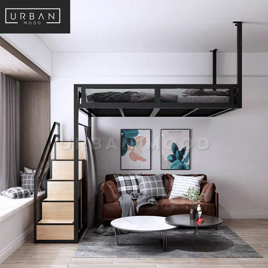 COBALT Industrial Loft Bed