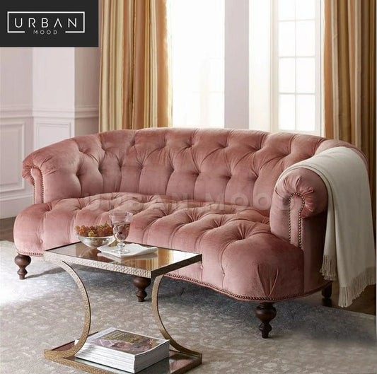 COURTNEY Victorian Tufted Sofa