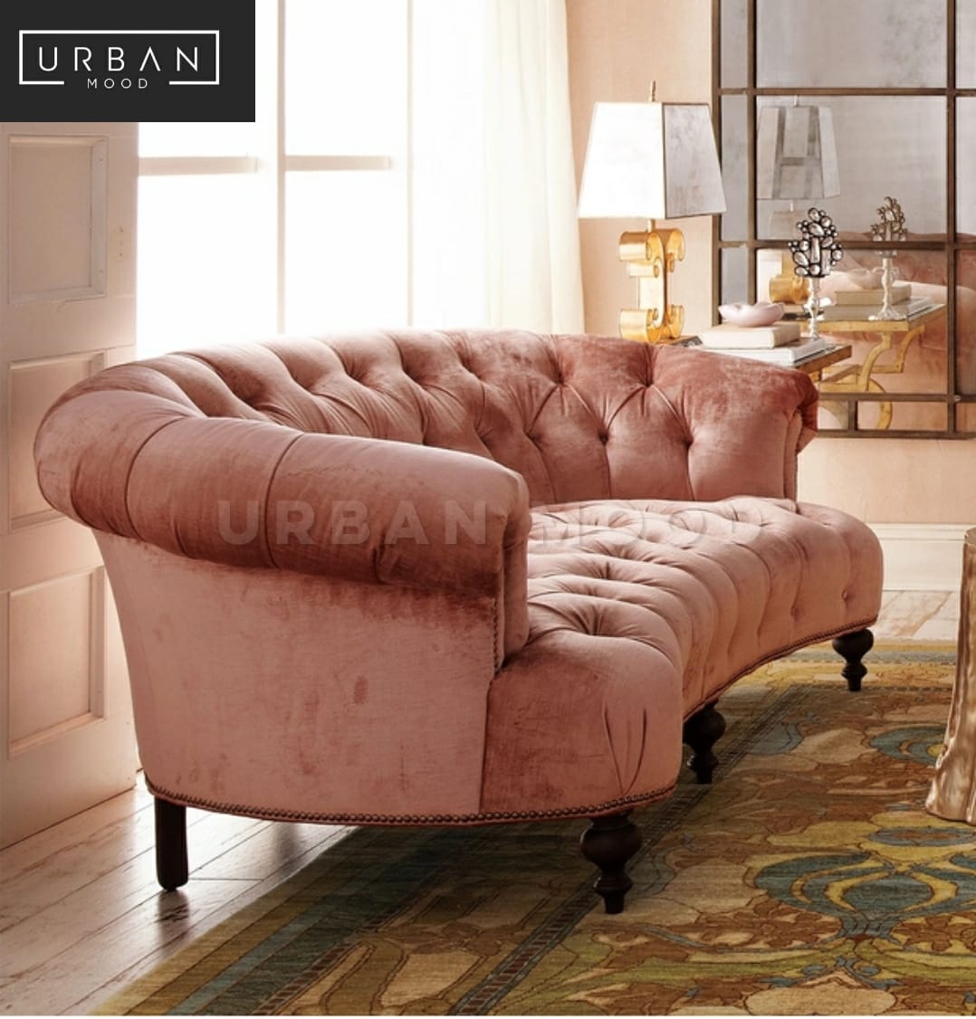 COURTNEY Victorian Tufted Sofa