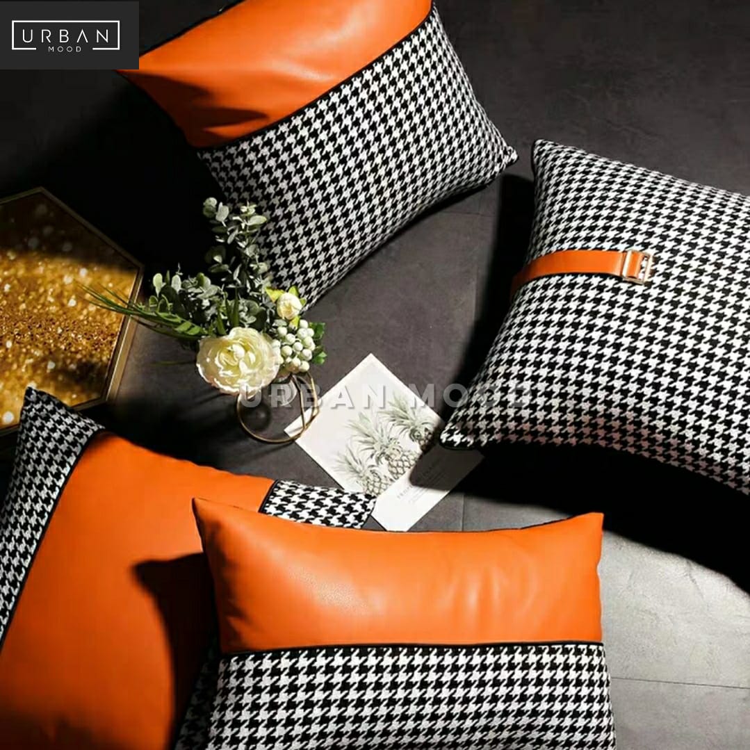 COVEN Modern Houndstooth Cushion