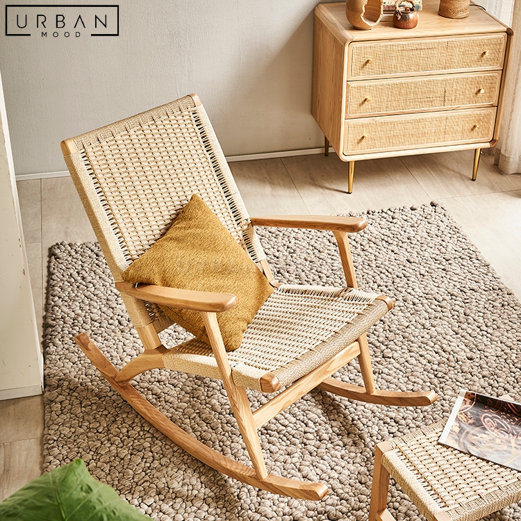 CROWE Japandi Rocking Chair