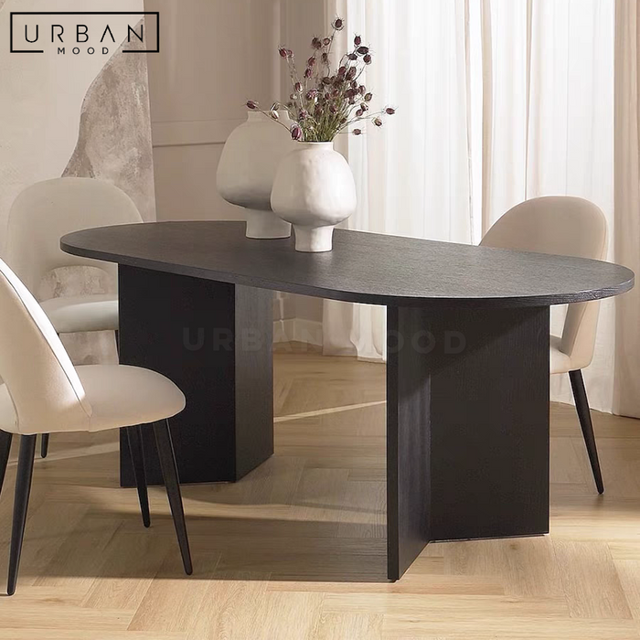 CURTIS Modern Solid Wood Dining Table
