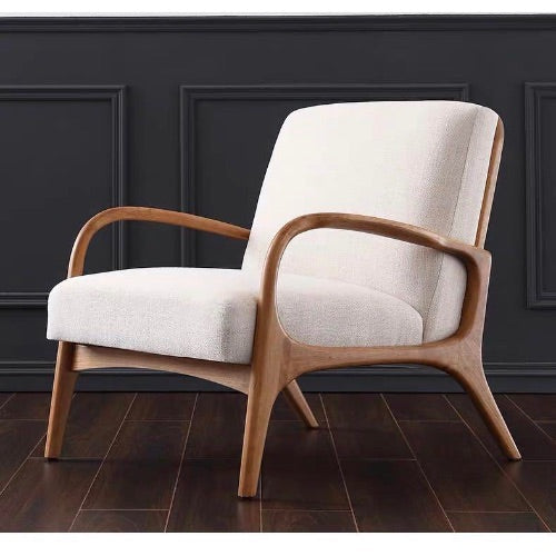 Valentina Scandinavian Armchair Solid Wood