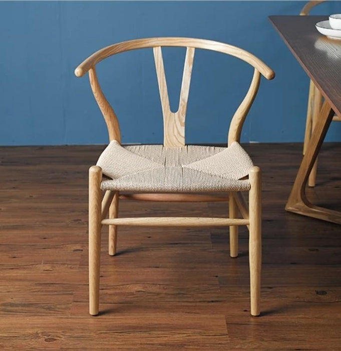 (Ready To Ship) DENVER Rustic Wishbone Dining Chair