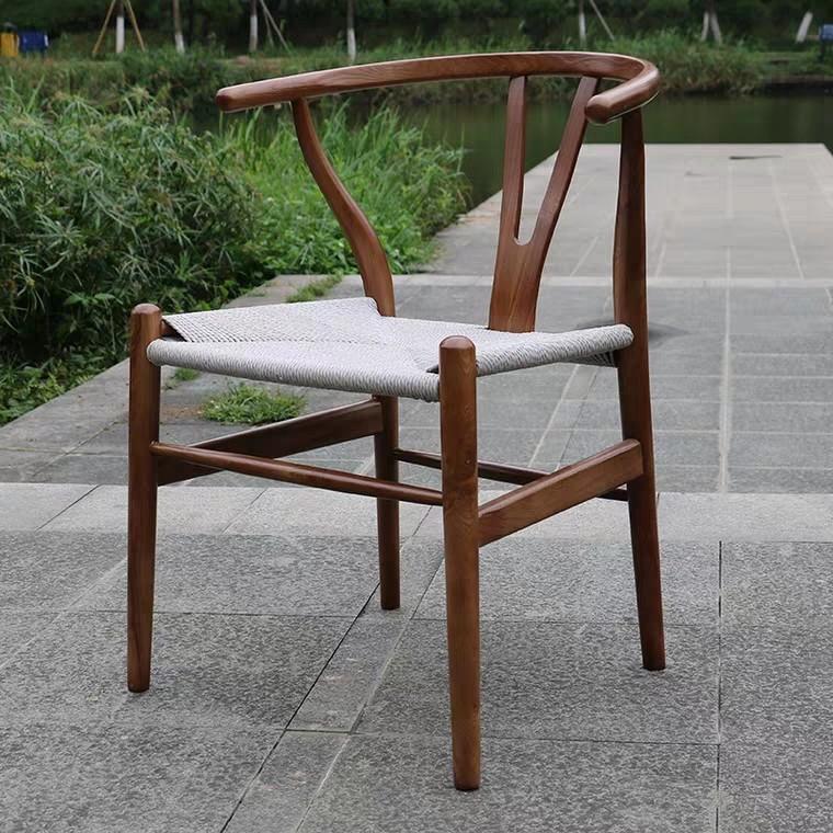 (Ready To Ship) DENVER Rustic Wishbone Dining Chair