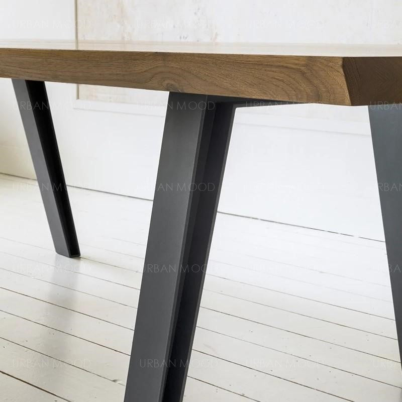 DEVILLE Contemporary Solid Wood Dining Office Table