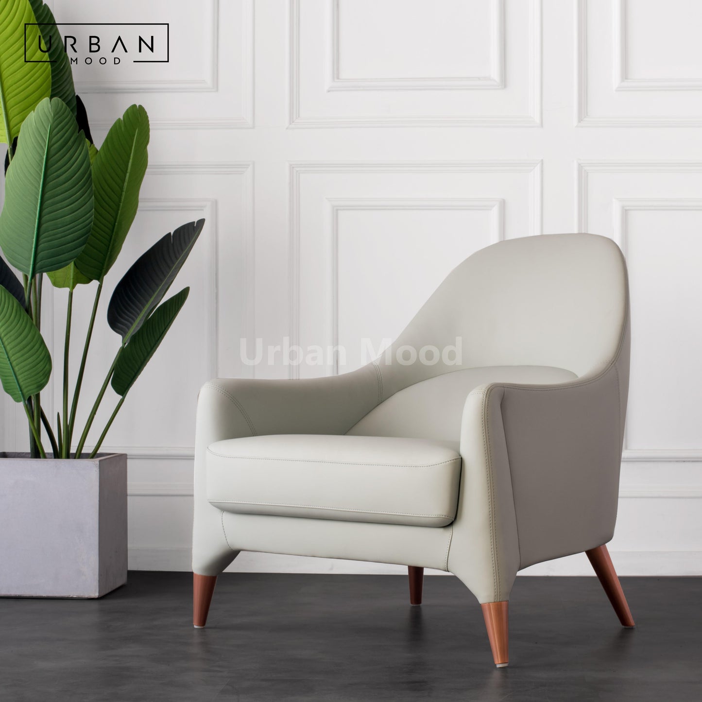 Premium | TAFFY Leather Arm Chair