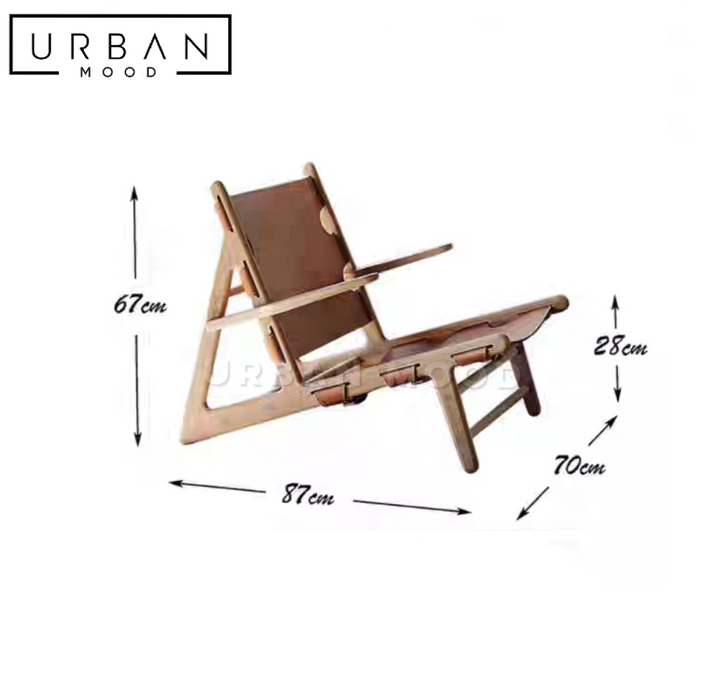 Premium | DECAF Solid Wood Armchair