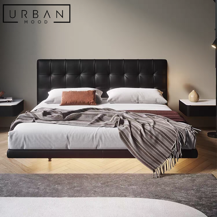 DEUCE Modern Leathaire Bedframe