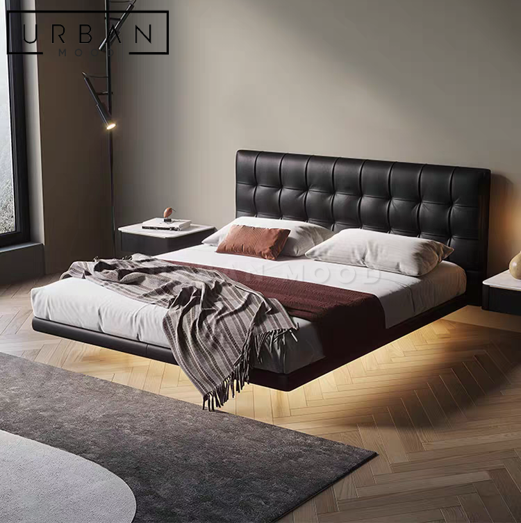 DEUCE Modern Leathaire Bedframe