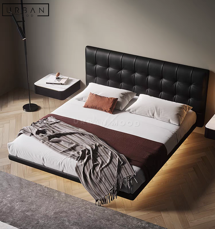 DEUCE Modern Leathaire Bedframe