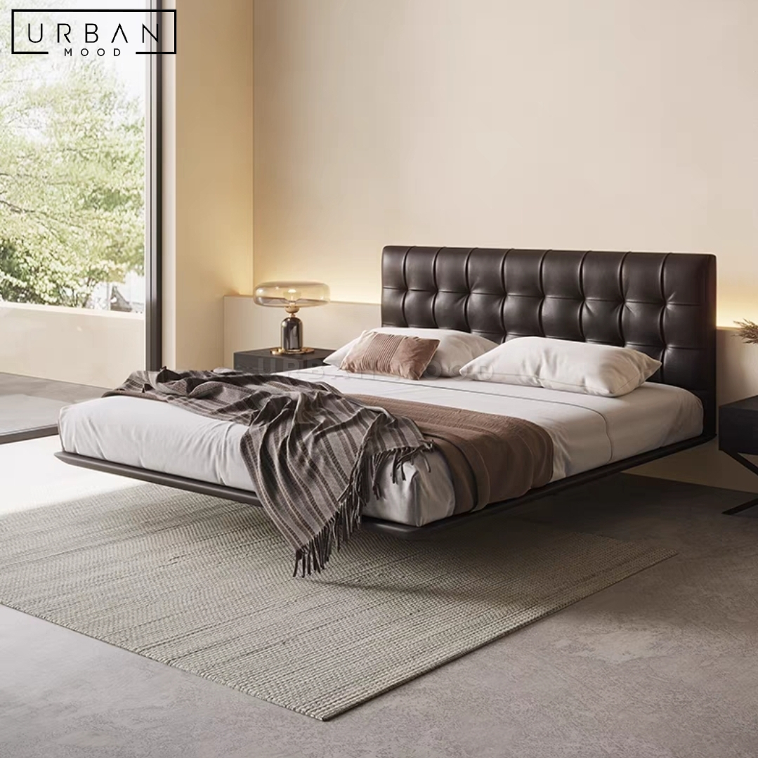 DEUCE Modern Leathaire Bedframe