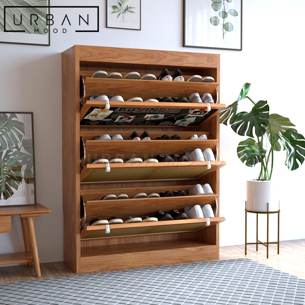 DEVOUT Rustic Shoe Cabinet