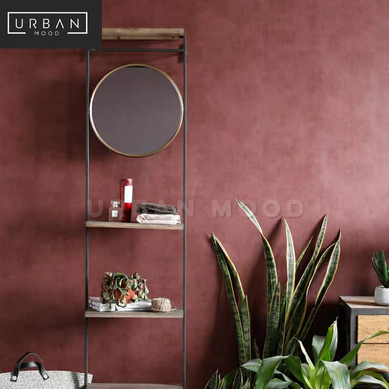 DEYN Modern Industrial Ladder Rack & Mirror