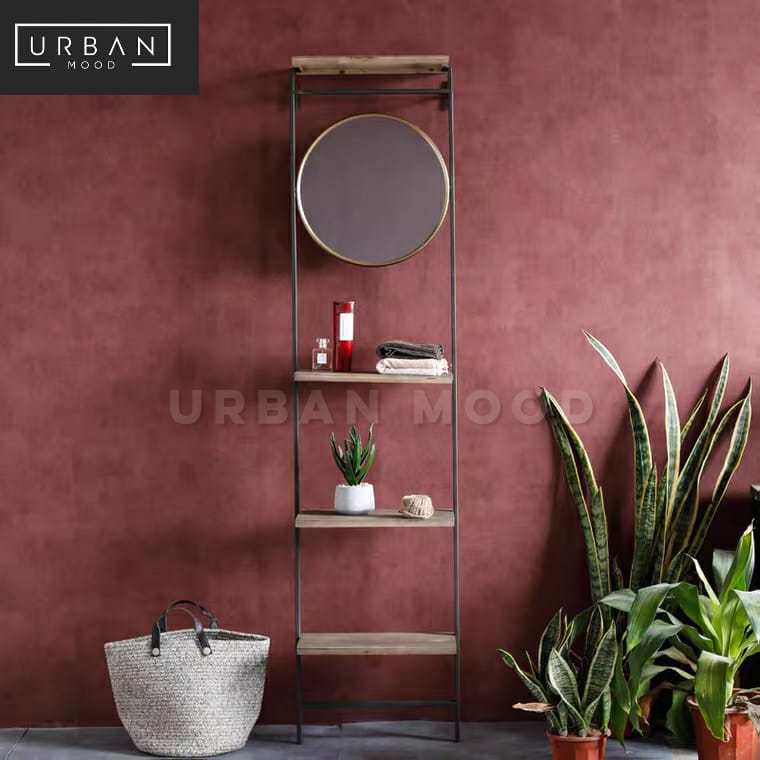 DEYN Modern Industrial Ladder Rack & Mirror