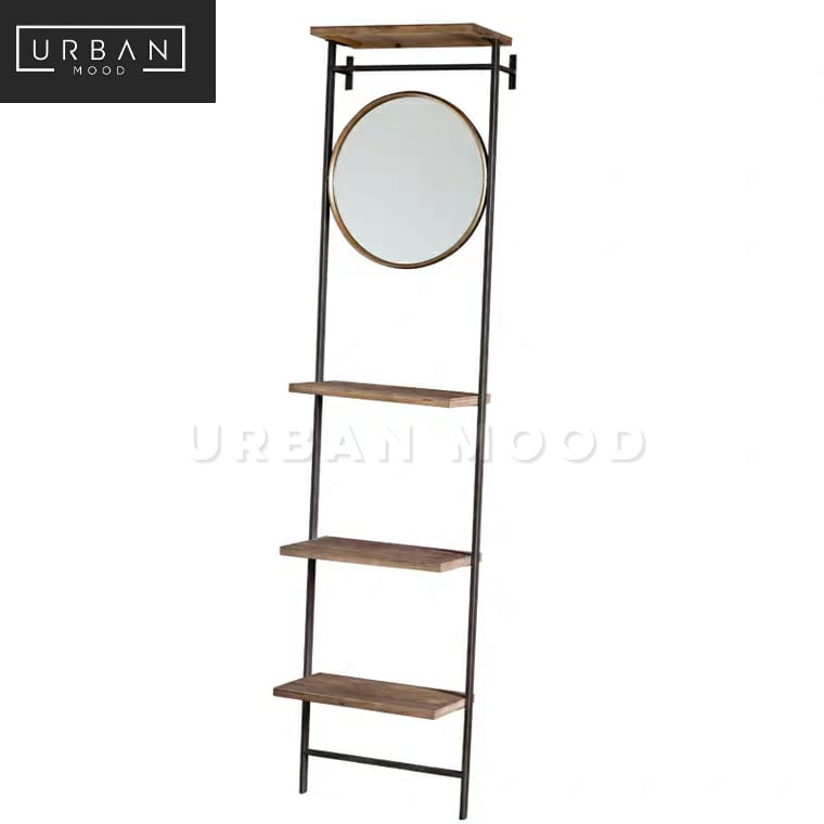 DEYN Modern Industrial Ladder Rack & Mirror