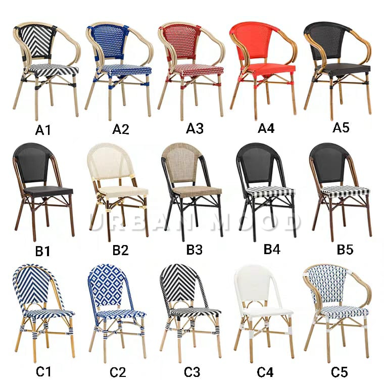 EARL Parisian Outdoor Bistro Chair