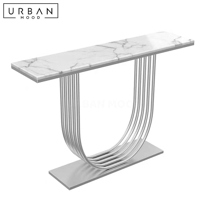 ENIGMA Modern Marble Console Table