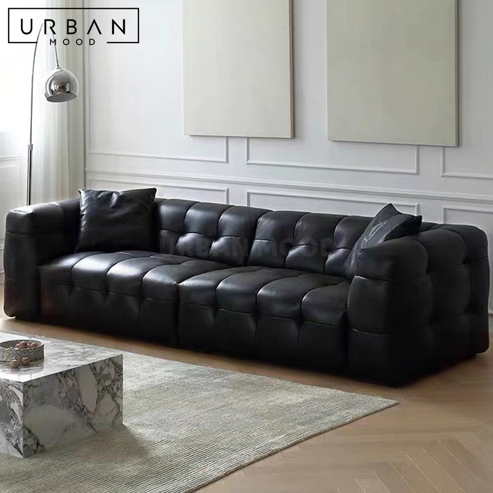 EVO Modern Leather Sofa